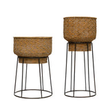 Hand Woven Rattan Planter (T or S)