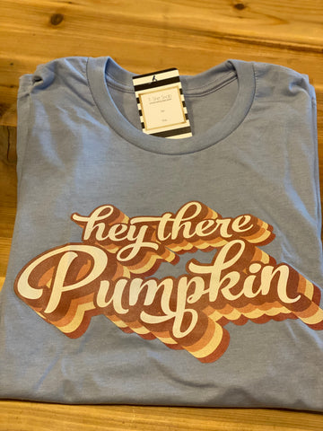 Hey There Pumpkin Blue T-Shirt