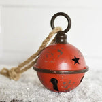 Old Red Tin Bell 4”