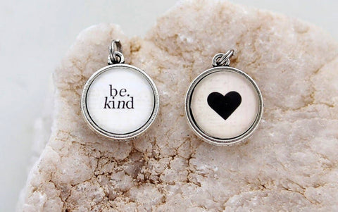 Be Kind/Heart Charm
