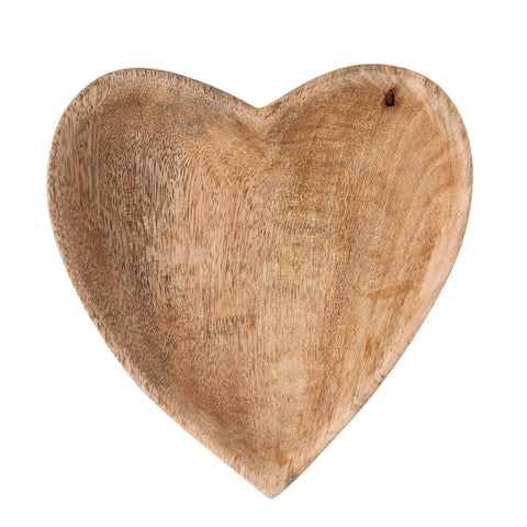 Mango Wood Heart Dish