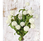 Snowball Bouquet 18”