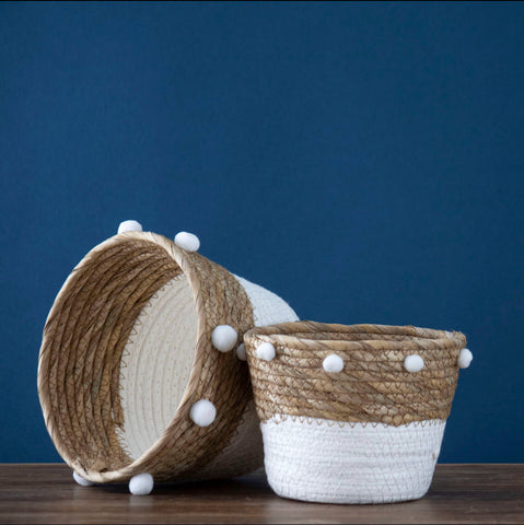 Copal Pom Baskets (s or m)