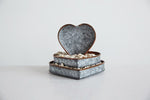 Galvanized Hearts Set of 3