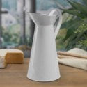 White Enamel Pitcher