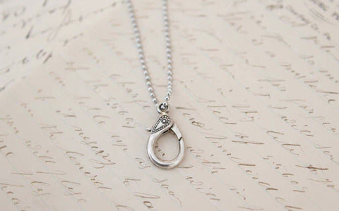 Lobster Claw Charm Necklace