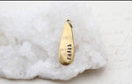 Faith Tear Drop Charm