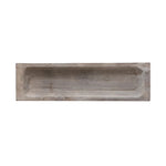 Paulowania Wood Bowl, Grey Wash 17.5”L