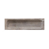 Paulowania Wood Bowl, Grey Wash 17.5”L