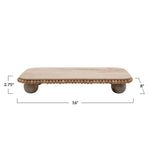 Mango Wood Beaded Riser