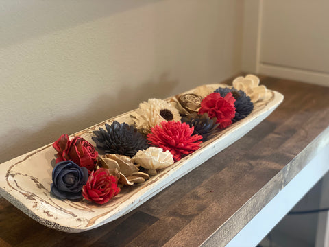 Patriotic Sola Wood Flower Assortment