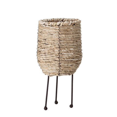 Woven Rope Planter w/Legs (S or M)