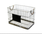 Lrg Wire Bskt with Chalkboard Slate
