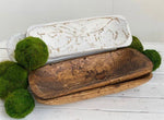 Carved White Bowl