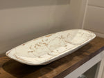 Carved White Bowl